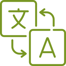 Multilingual Customer Service Icon